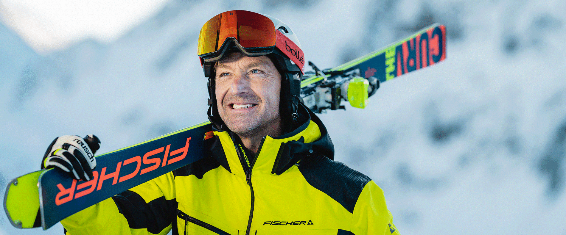 am Weg ins Skigebiet