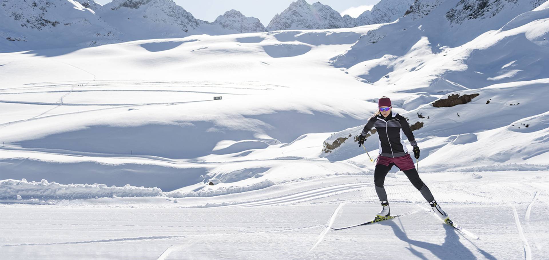 A person is skating.