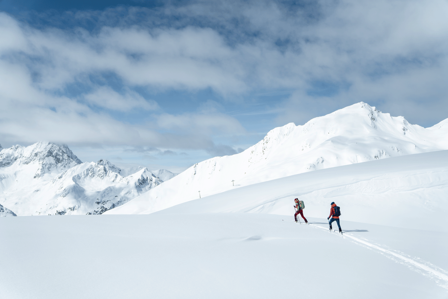 Pärchen Skitour
