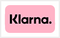 Abgebildet ist das Klarna Logo. Klarna in schwarzer Schrift auf rosa Hintergrund.