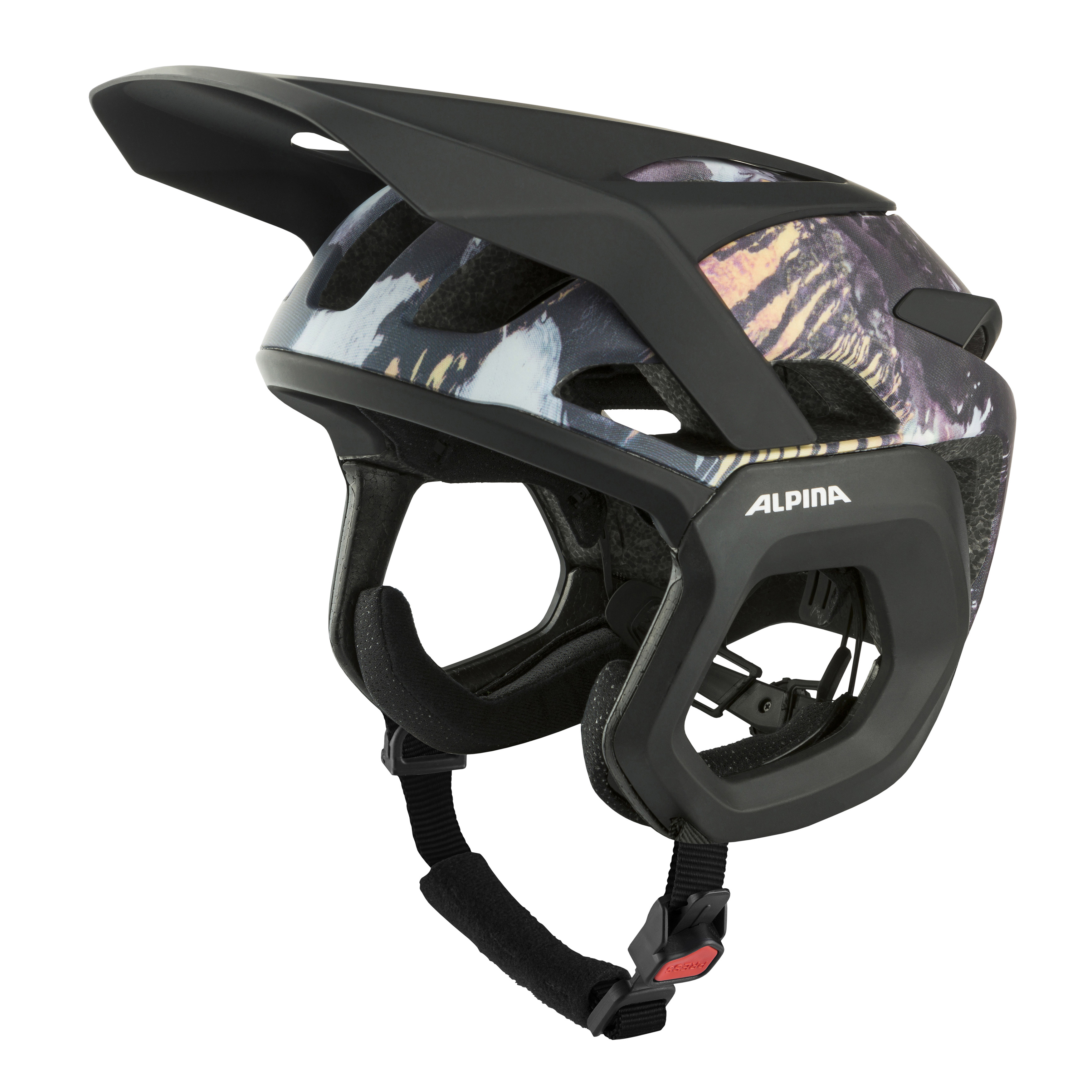Alpina Fahrrad Helm schwarz